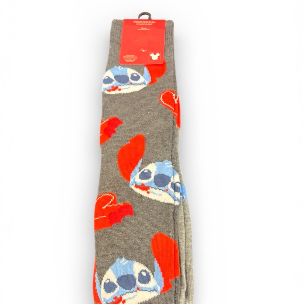 Disney’s Stitch Love Graphic Socks 2pk, NEW - Picture 5 of 6